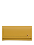 Radley Heritage Lane Leather Large Flap Over Matinee Purse, Ochre
