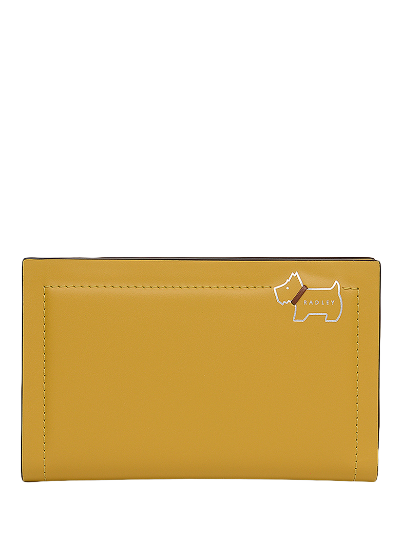 Product image 1 of 3, which shows Radley Heritage Lane Medium Leather Purse, Ochre