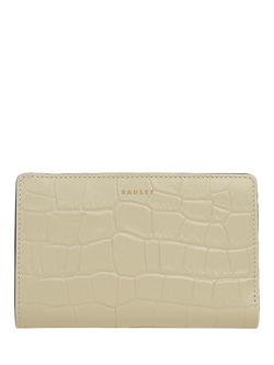 Radley Picton Place Leather Medium Purse, Snow, Snow