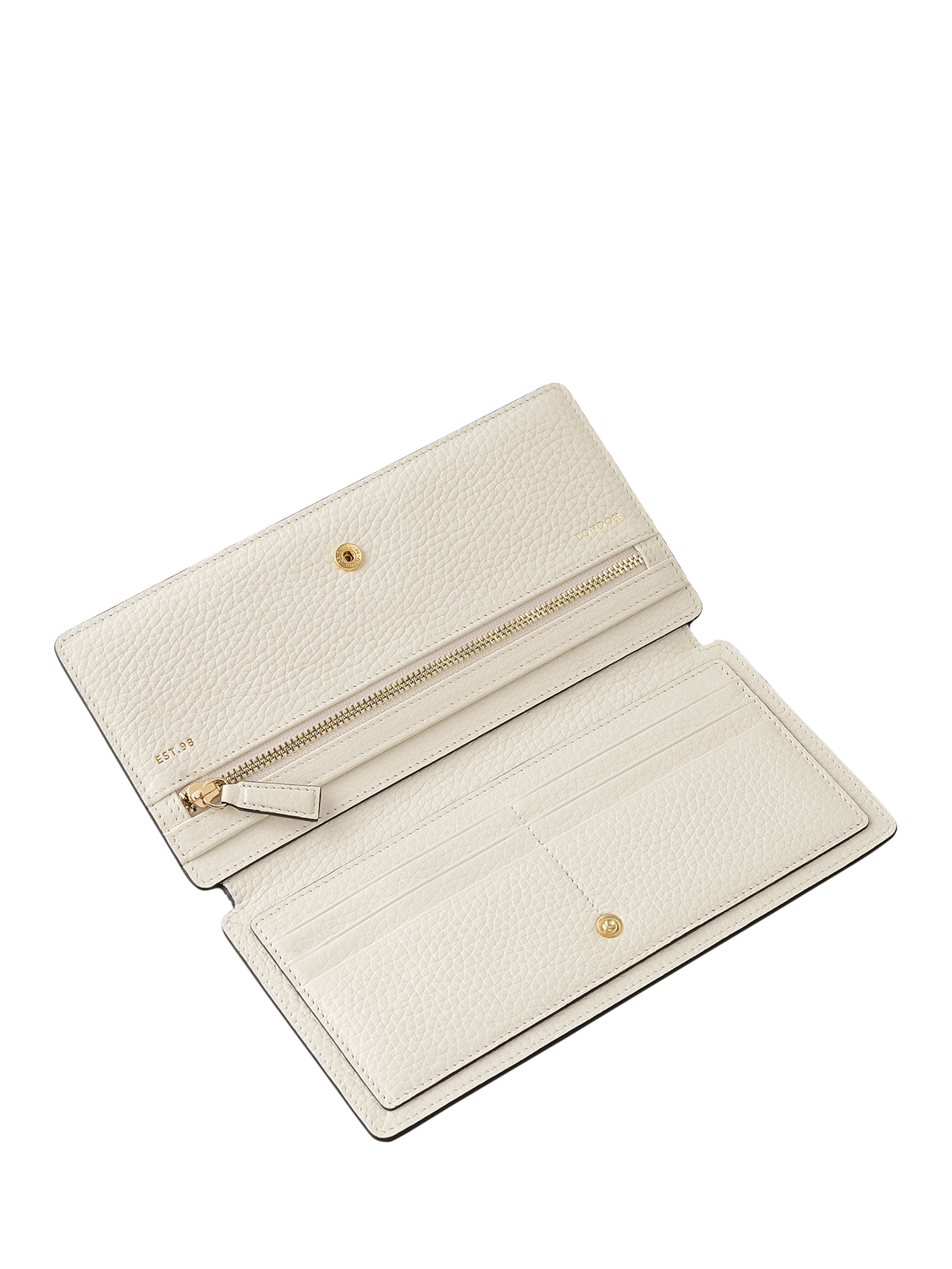 Product image 3 of 3, which shows Radley Coin Street Leather Medium Purse, Chalk