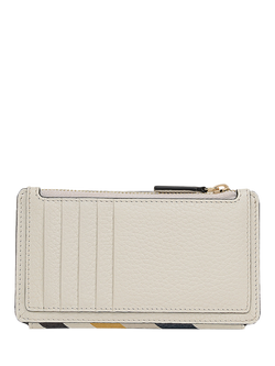 Radley Coin Street Leather Medium Purse, Chalk - view 2, Chalk