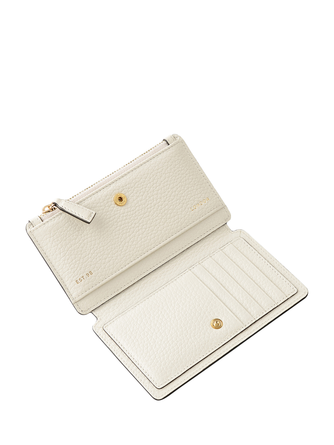 Product image 3 of 4, which shows Radley Coin Street Leather Medium Purse, Chalk