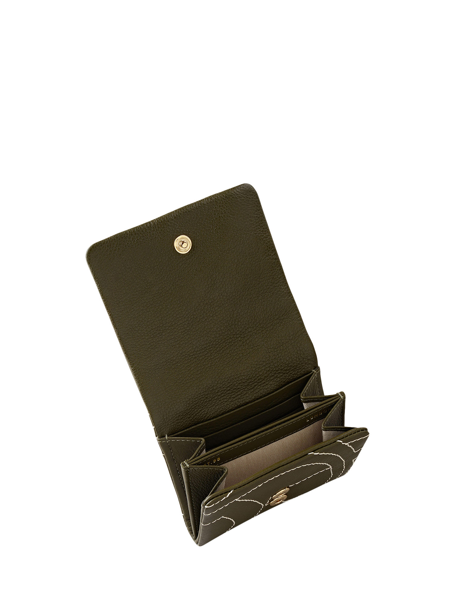 Product image 4 of 4, which shows Radley Mallow Street Leather Purse, Pine Needle