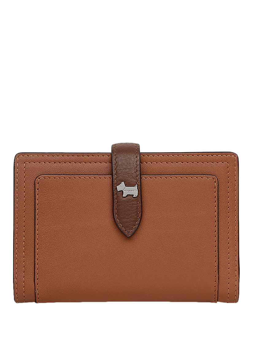 Product image 1 of 4, which shows Radley Willis Street Colourblock Medium Bifold Purse, Toffee