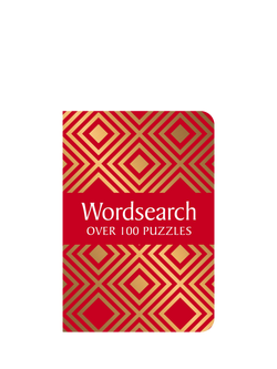 Allsorted Geometrics Wordsearch Book, Red