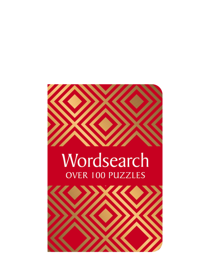 Allsorted Geometrics Wordsearch Book, Red