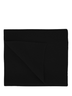 Colorful Standard Merino Wool Scarf, Deep Black, Deep Black