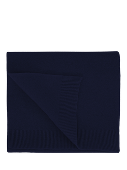 Colorful Standard Merino Wool Scarf, Navy Blue, Navy Blue