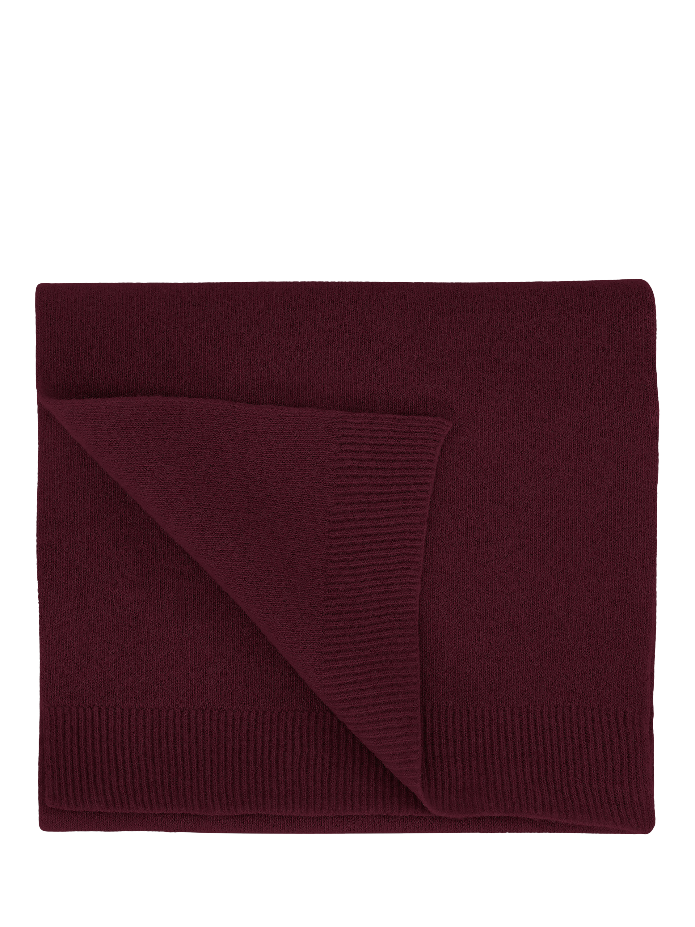 Colorful Standard Merino Wool Scarf, Oxblood Red
