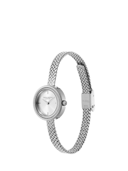 Olivia Burton 24000278 Women's Mesh Strap Watch - view 2, Silver