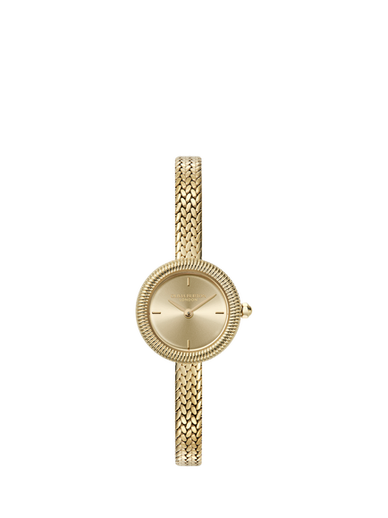 Olivia Burton 24000278 Women's Mesh Strap Watch, Gold