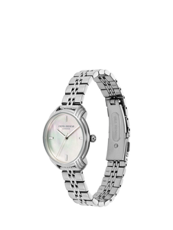 Olivia Burton 24000293 Women's Bracelet Strap Watch, Silver - view 2, Silver