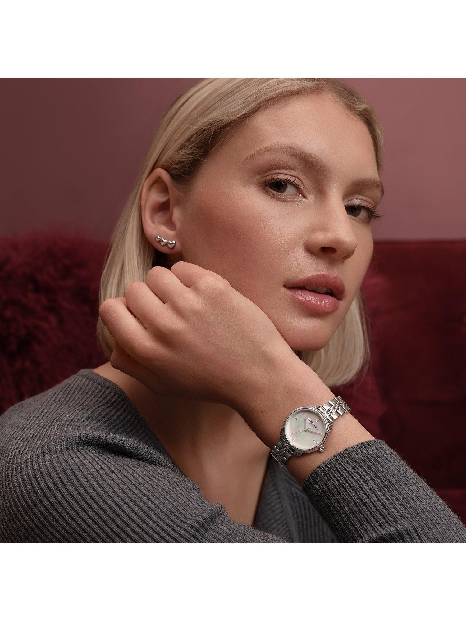 Product image 7 of 8, which shows Olivia Burton 24000293 Women's Bracelet Strap Watch, Silver