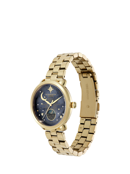 Olivia Burton 24000297 Women's Stainless Steel Bracelet Strap Watch - view 2, Gold