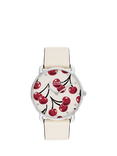 Coach 14504518 Women's Cherry Dial Leather Strap Watch, Cream