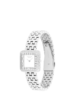 Coach 14504558 Pave Crystal Bracelet Strap Watch - view 2, Silver