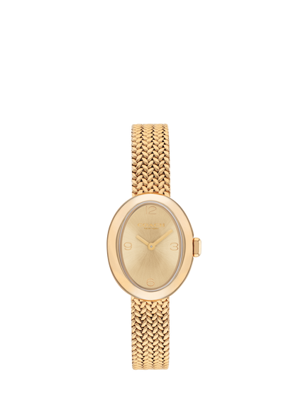 Coach 14504567 Women's Mesh Bracelet Wash, Gold, Gold
