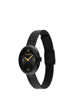 Coach 14504569 Women's Mesh Bracelet Watch, Black - view 2, Black