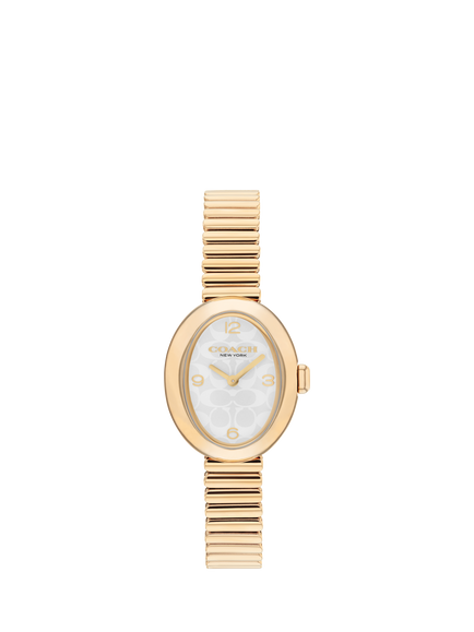 Coach 14504573 Women's Stretch Bracelet Strap Watch, Gold, Gold
