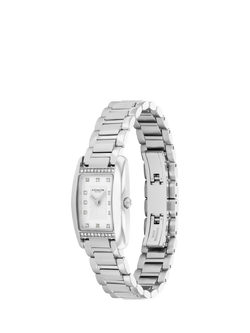 Coach 14504588 Women's Crystal Bracelet Strap Watch - view 2, Silver