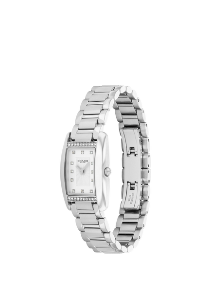 Coach 14504588 Women's Crystal Bracelet Strap Watch - view 2, Silver