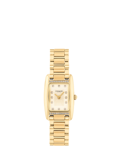 Coach 14504588 Women's Crystal Bracelet Strap Watch, Gold