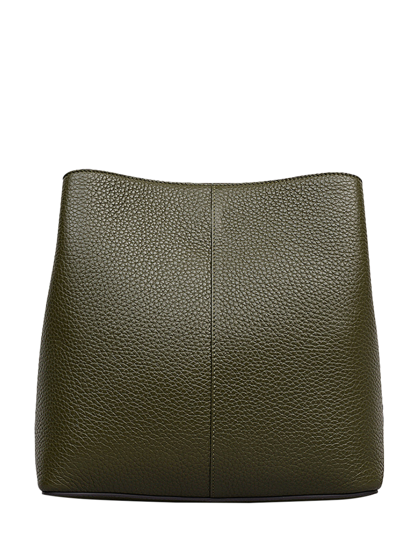 Product image 2 of 6, which shows Radley Dukes Place Leather Medium Compartment Crossbody Bag, Green