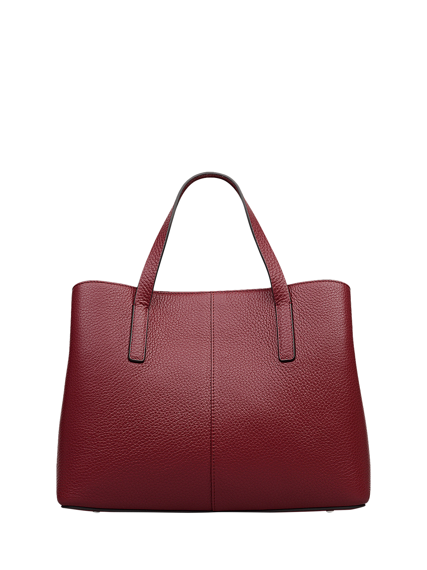Product image 2 of 7, which shows Radley Dukes Place Leather Medium Grab Bag, Red