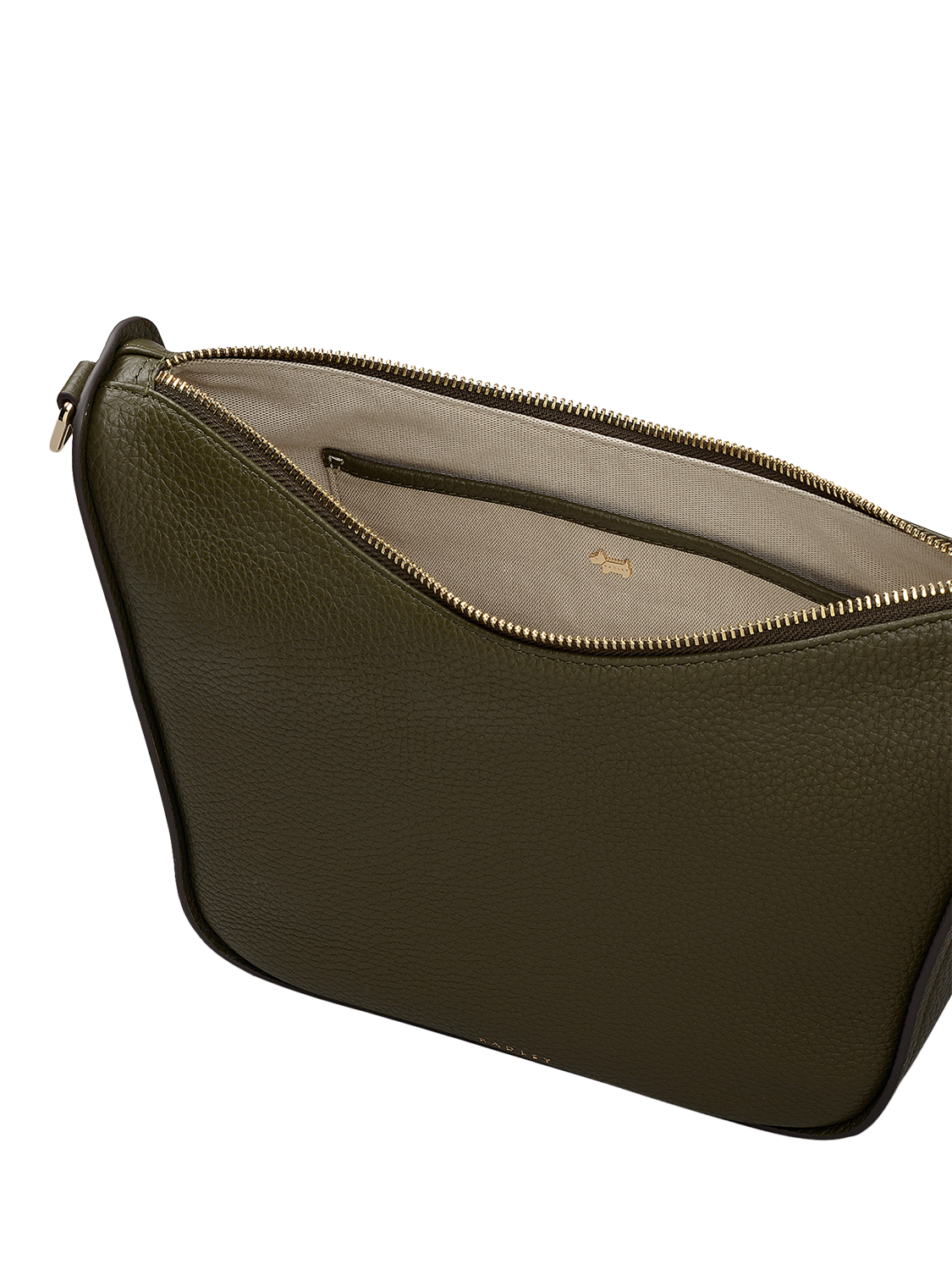 Product image 3 of 5, which shows Radley Oak Street Cross Body Bag, Pine Needle