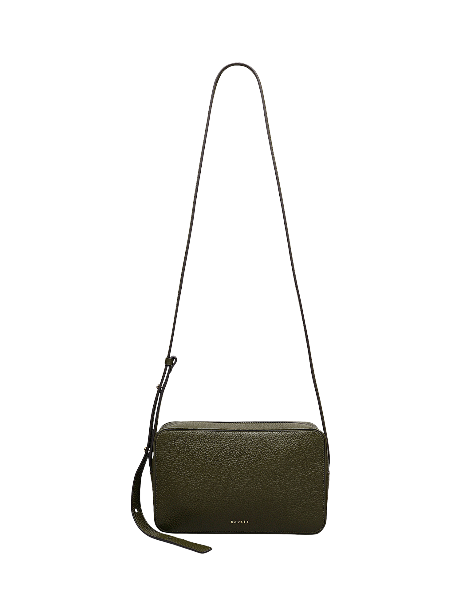 Product image 1 of 7, which shows Radley Duchess Close Small Crossbody Bag, Pine Needle