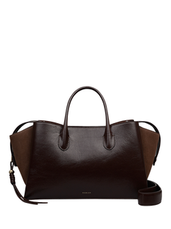 Radley The Romilly Leather Large Grab Bag, Dark Oak, Dark Oak
