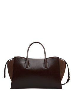 Radley The Romilly Leather Large Grab Bag, Dark Oak - view 2, Dark Oak