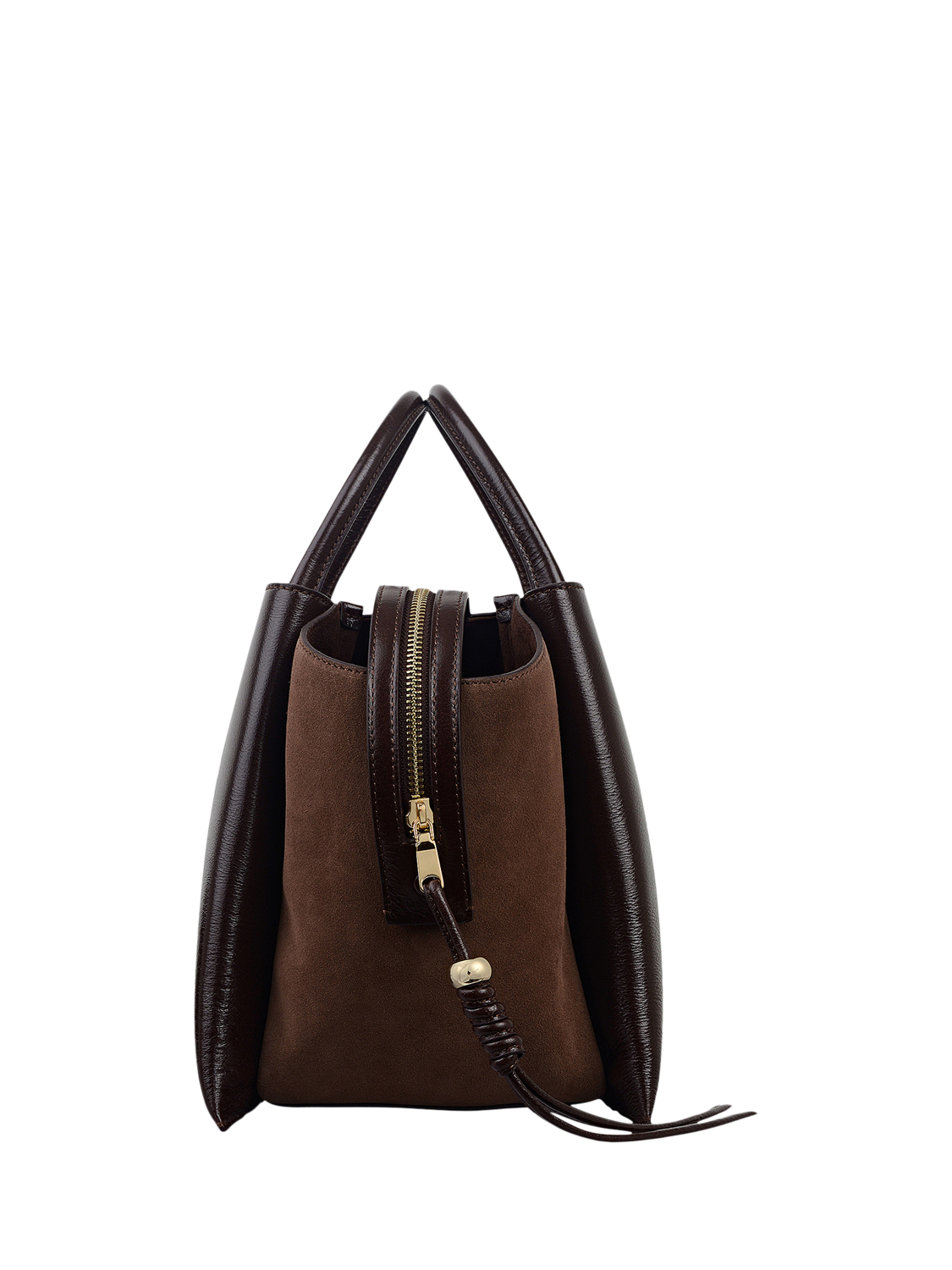 Product image 4 of 8, which shows Radley The Romilly Leather Large Grab Bag, Dark Oak