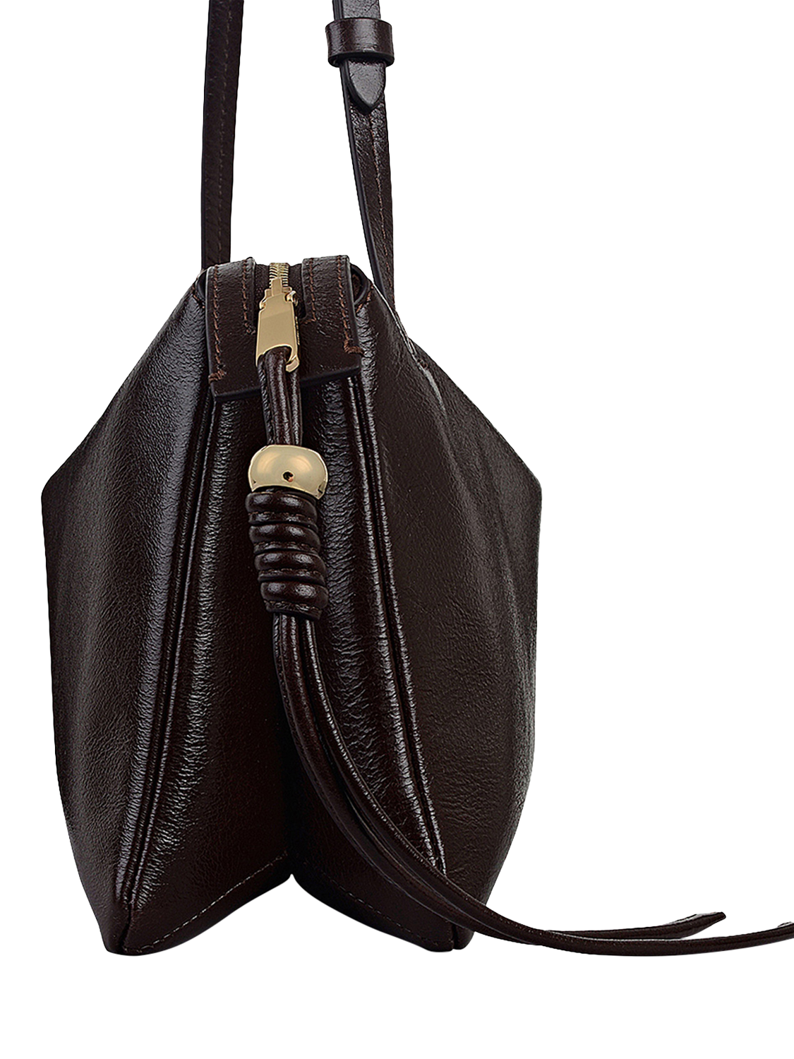 Product image 5 of 7, which shows Radley The Romilly Leather Medium Crossbody Bag, Dark Oak