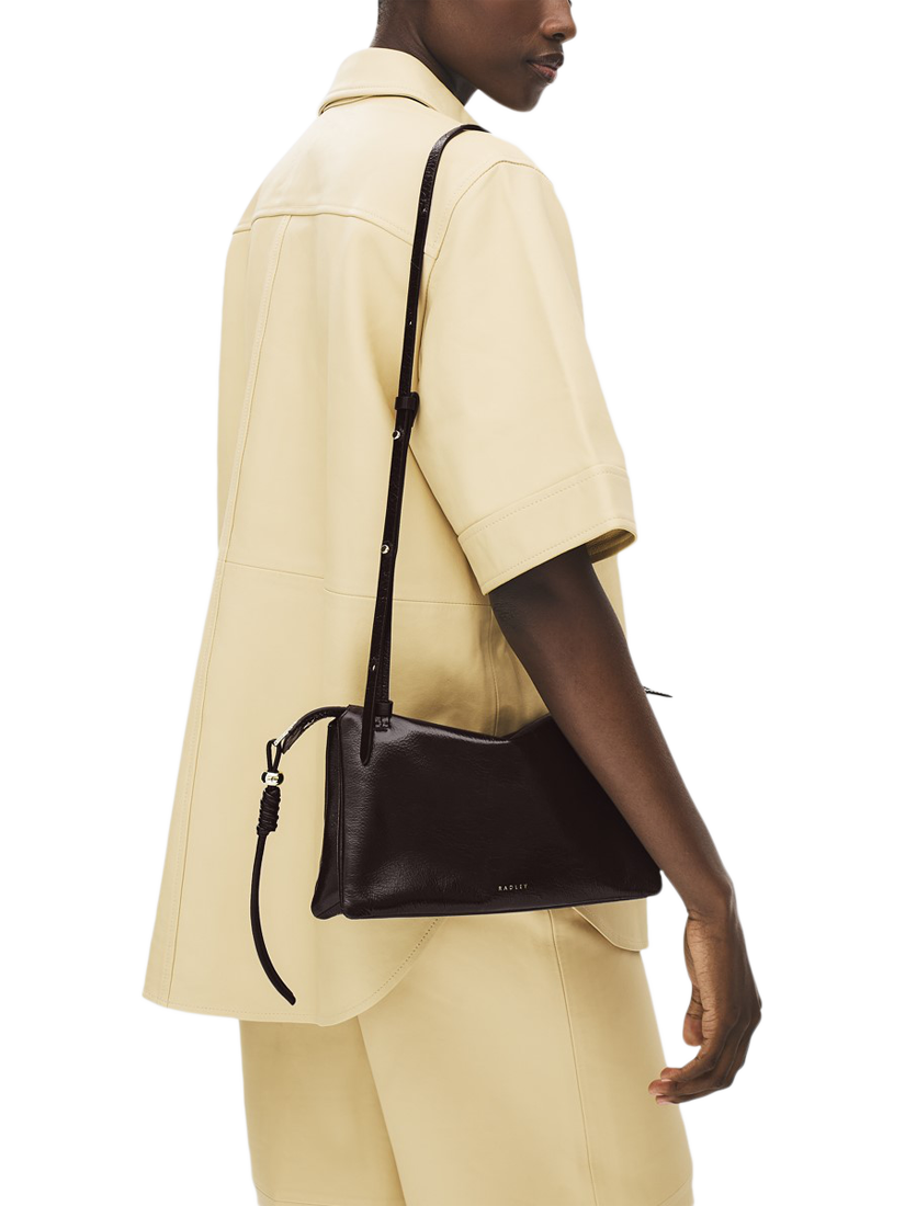 Product image 7 of 7, which shows Radley The Romilly Leather Medium Crossbody Bag, Dark Oak