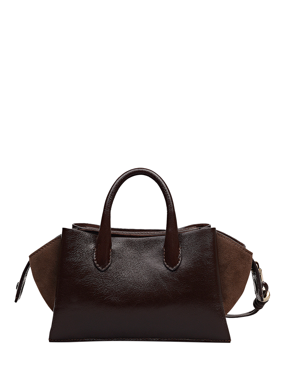 Product image 3 of 8, which shows Radley The Romilly Leather Small Grab Bag, Dark Oak