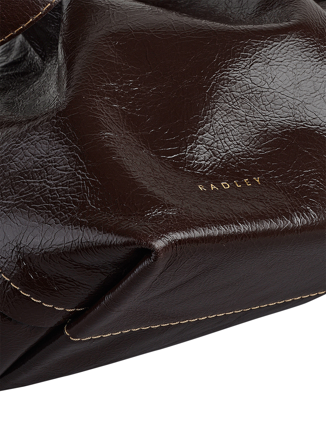 Product image 7 of 11, which shows Radley Broadway Market Oversized Leather Shoulder Bag, Dark Oak