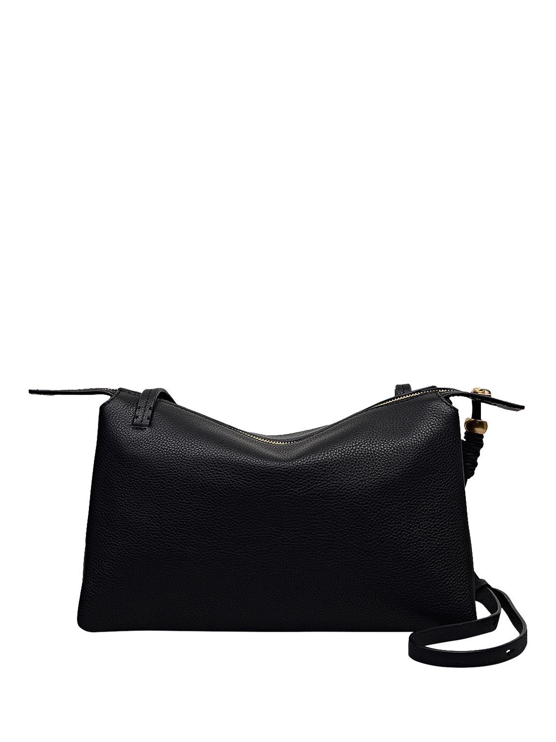 Product image 2 of 7, which shows Radley The Romilly Leather Medium Crossbody Bag, Black