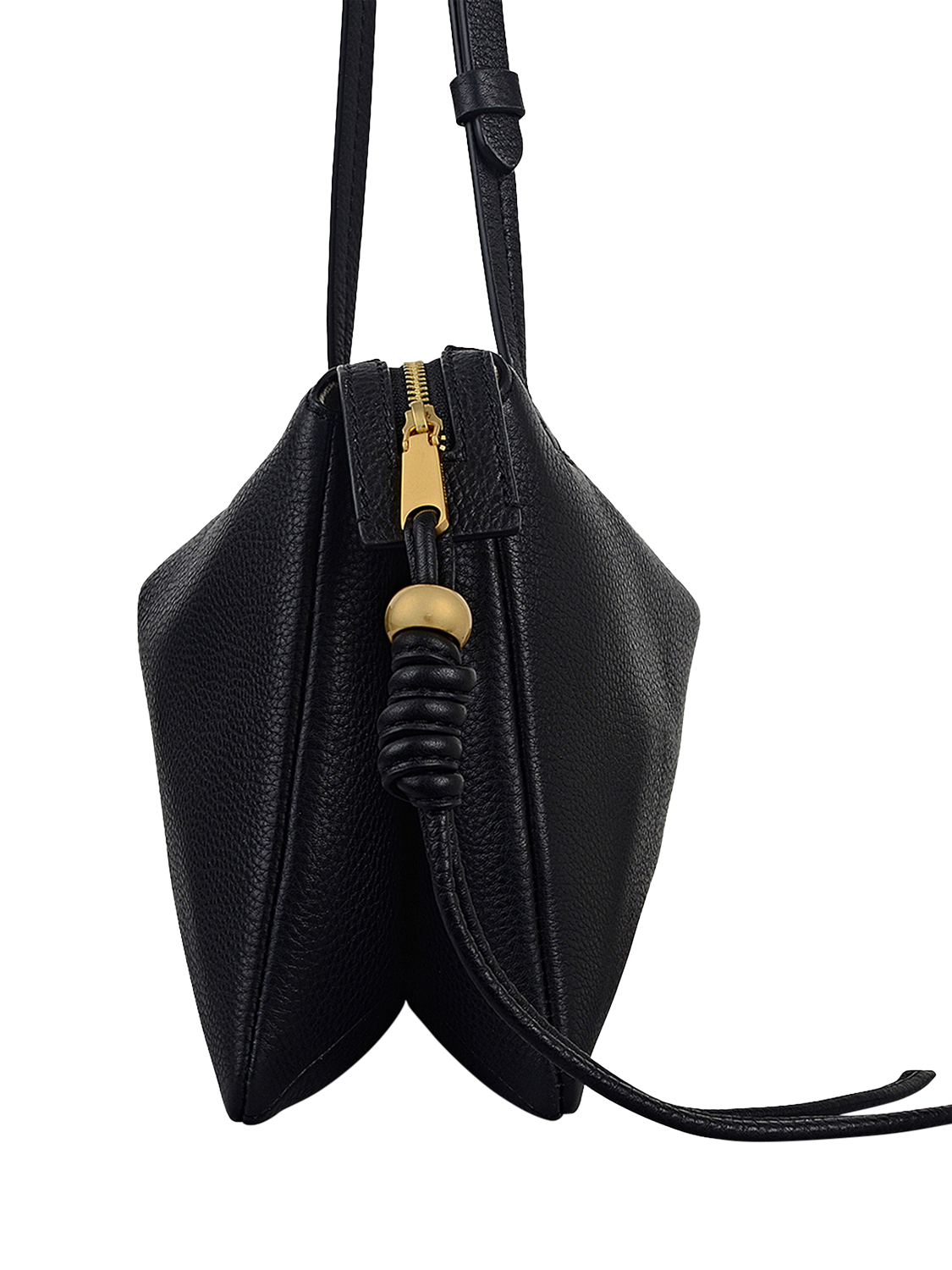 Product image 5 of 7, which shows Radley The Romilly Leather Medium Crossbody Bag, Black