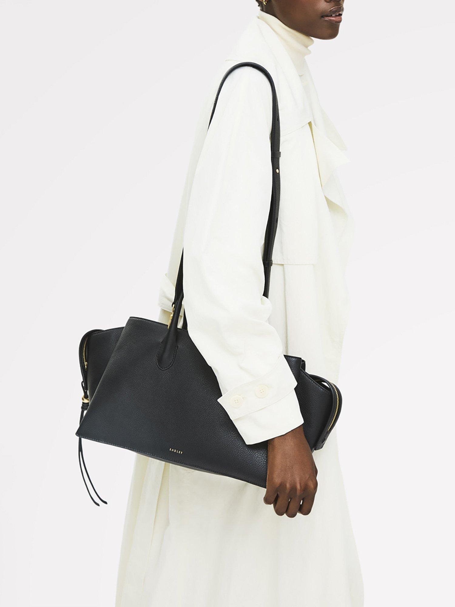 Product image 11 of 11, which shows Radley The Romilly Leather Large Grab Bag, Black