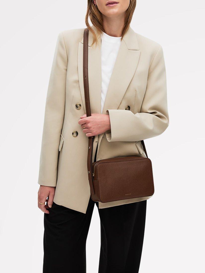 Product image 7 of 7, which shows Radley Duchess Close Small Crossbody Bag, Chocolate