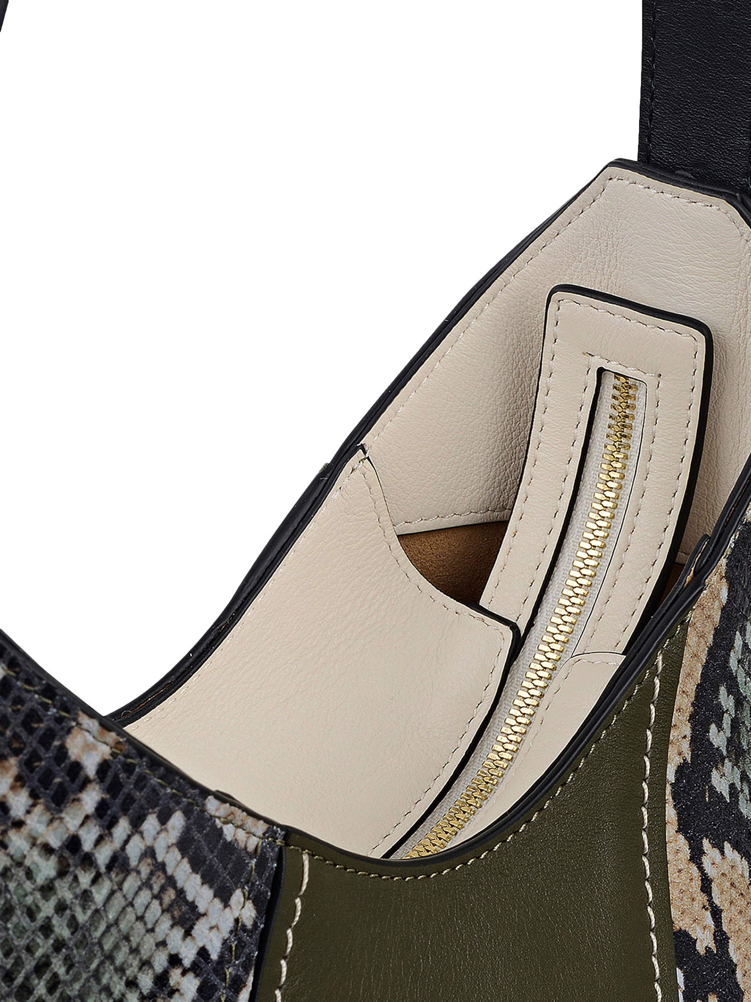 Product image 4 of 6, which shows Radley Beaton Close Leather Hobo Bag, Pine Needle