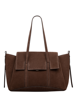 Radley The Chancery Suede Shoulder Bag, Coffee, Coffee