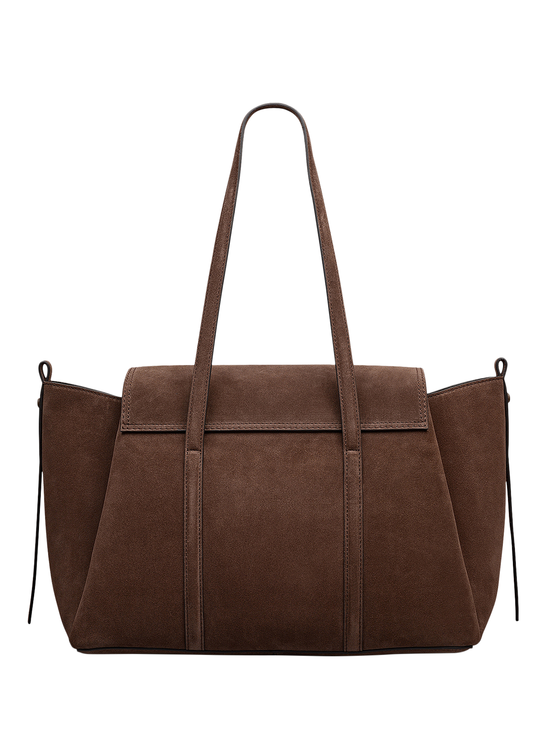 Product image 2 of 5, which shows Radley The Chancery Suede Shoulder Bag, Coffee