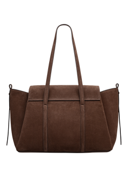 Radley The Chancery Suede Shoulder Bag, Coffee - view 2, Coffee