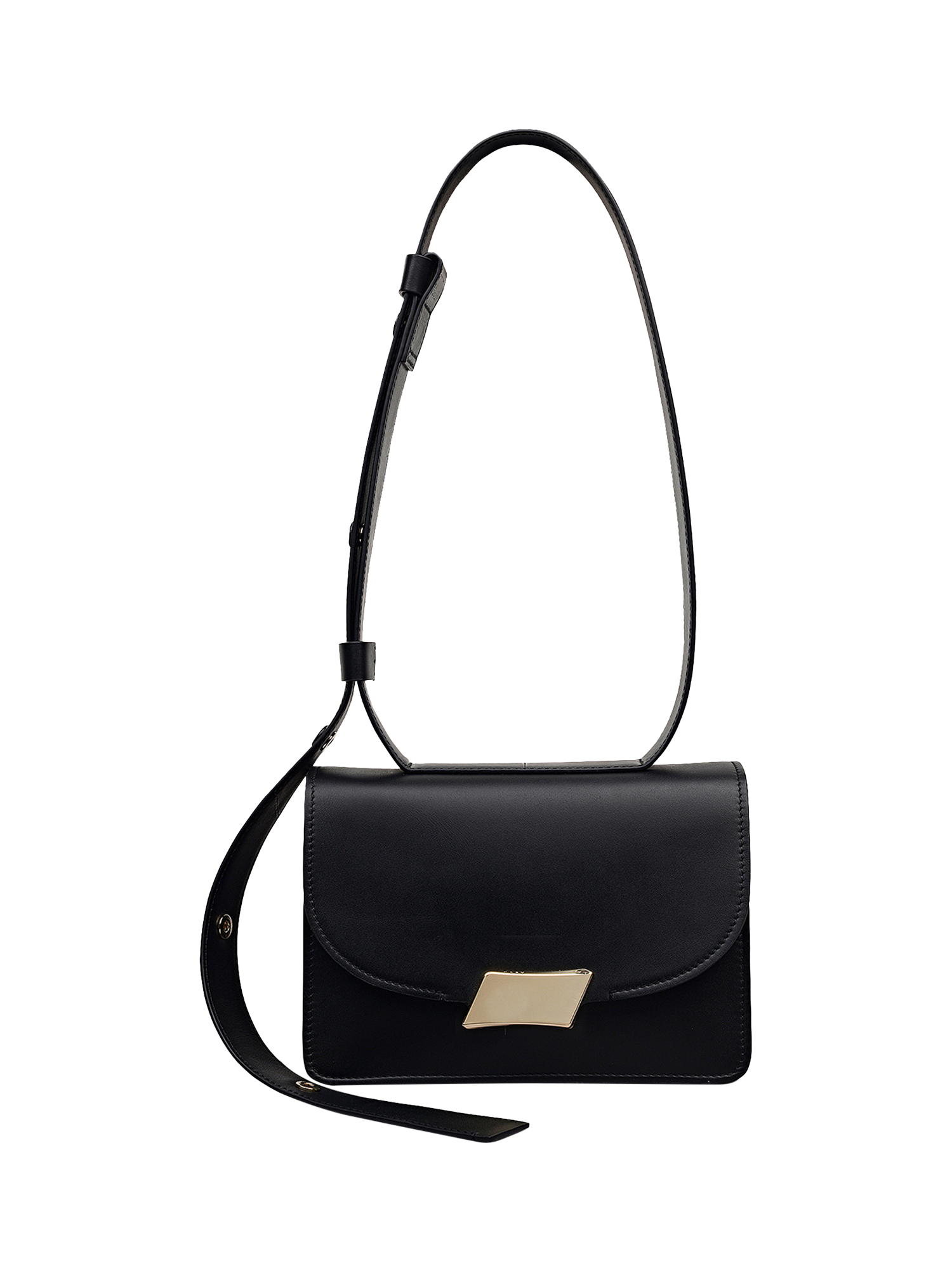 Product image 1 of 7, which shows Radley The Belsize Small Shoulder Bag, Black