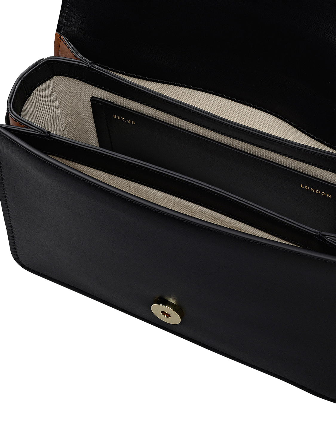 Product image 3 of 7, which shows Radley The Belsize Small Shoulder Bag, Black