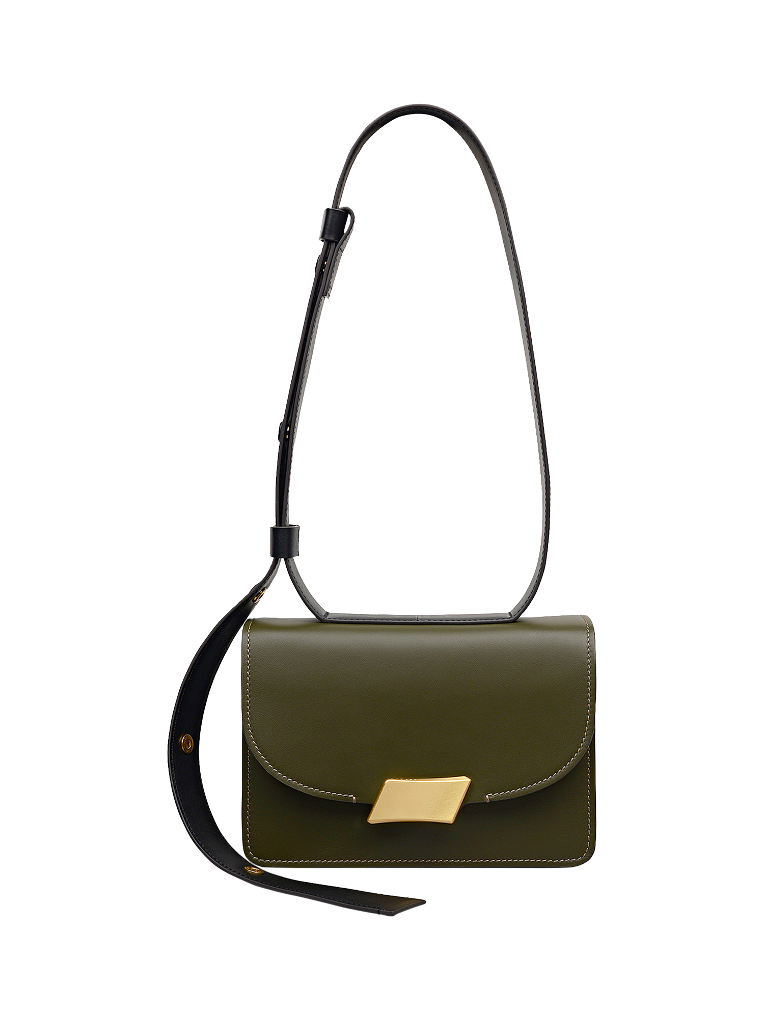Product image 1 of 8, which shows Radley The Belsize Small Shoulder Bag, Pine Needle