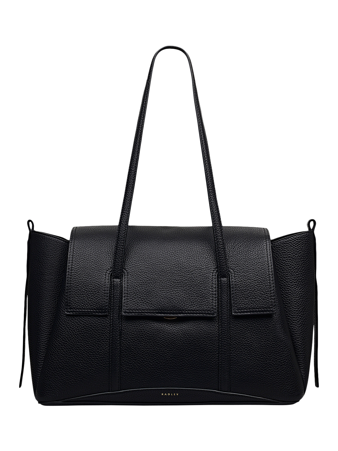 Product image 1 of 5, which shows Radley The Chancery Leather Large Shoulder Bag, Black