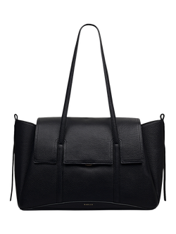 Radley The Chancery Leather Large Shoulder Bag, Black, Black